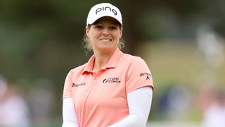 Ally Ewing at second round of the AIG Women's Open