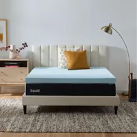 Lucid Memory Foam Gel Mattress Topper Lucid Memory Foam Gel Mattress Topper