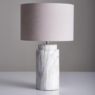 lamp with marble base