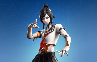 A Fortnite Skin for robotic schoolgirl, Tsuki