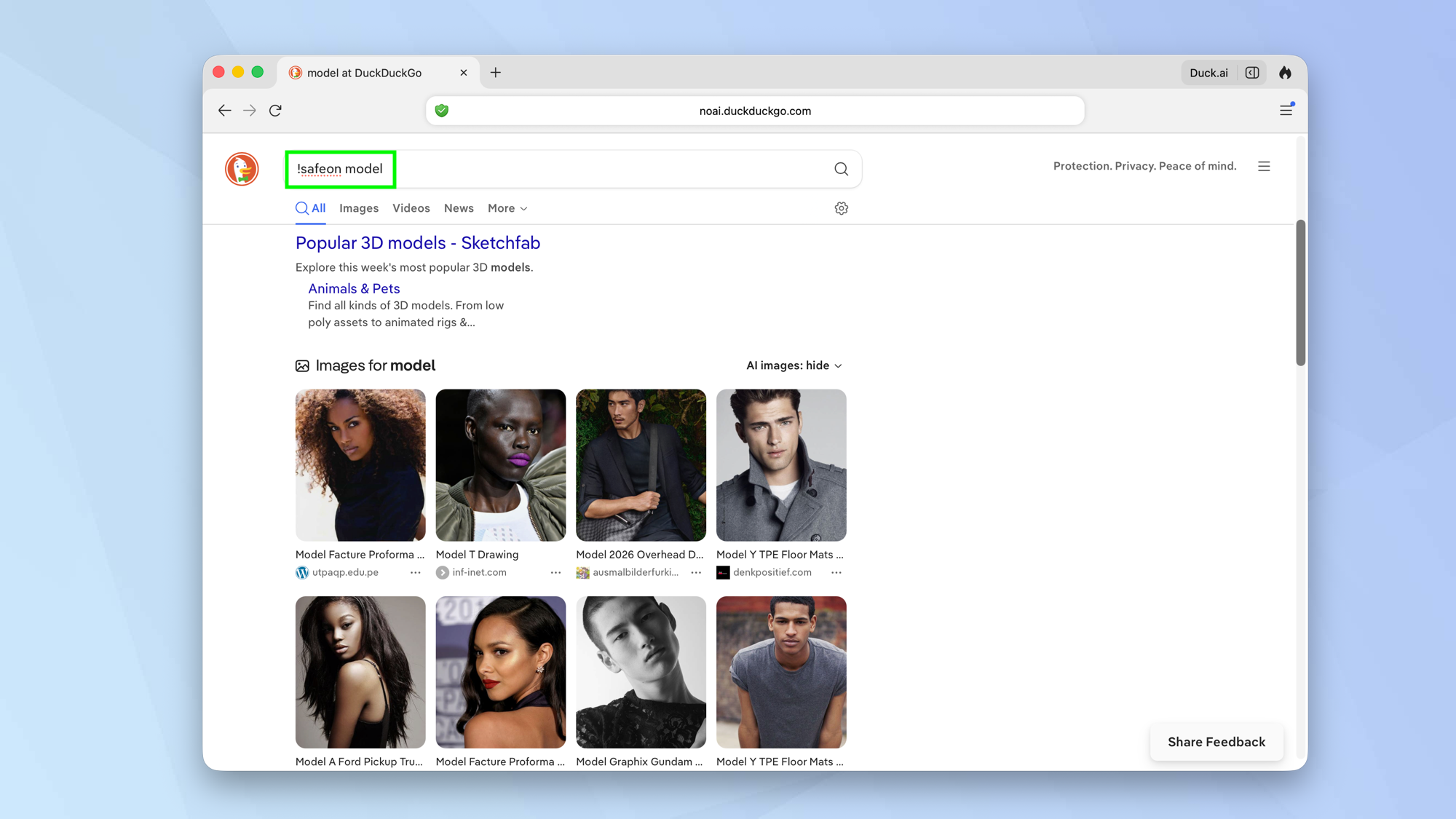 چگونه هنگام استفاده از NoAI از DuckDuckGo بیشترین بهره را ببرید؟