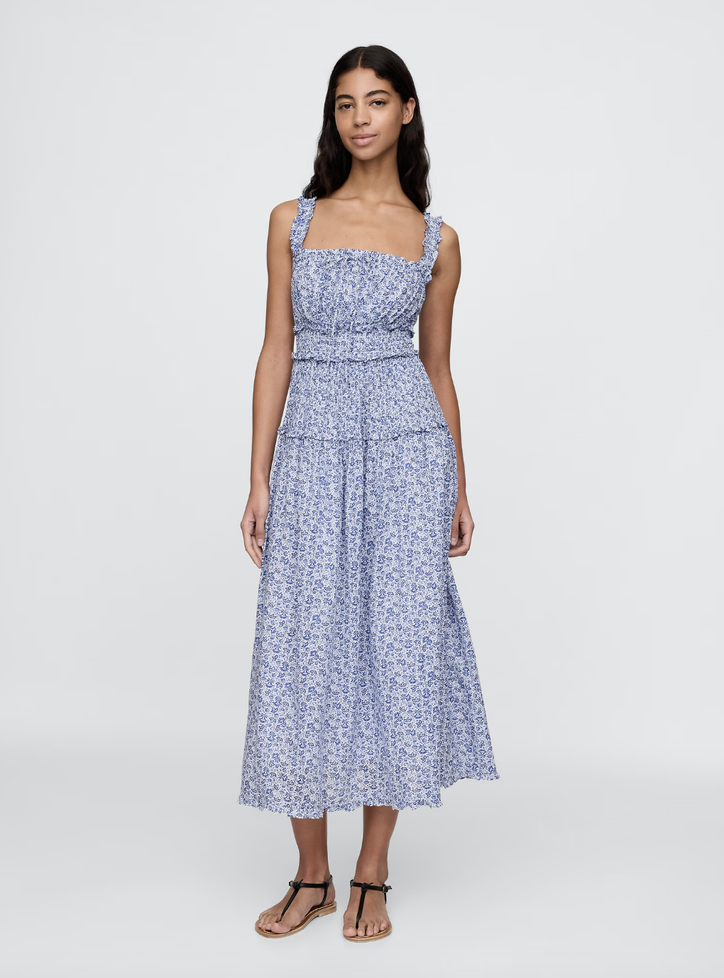 Gap, x Dôen Floral Midi Dress