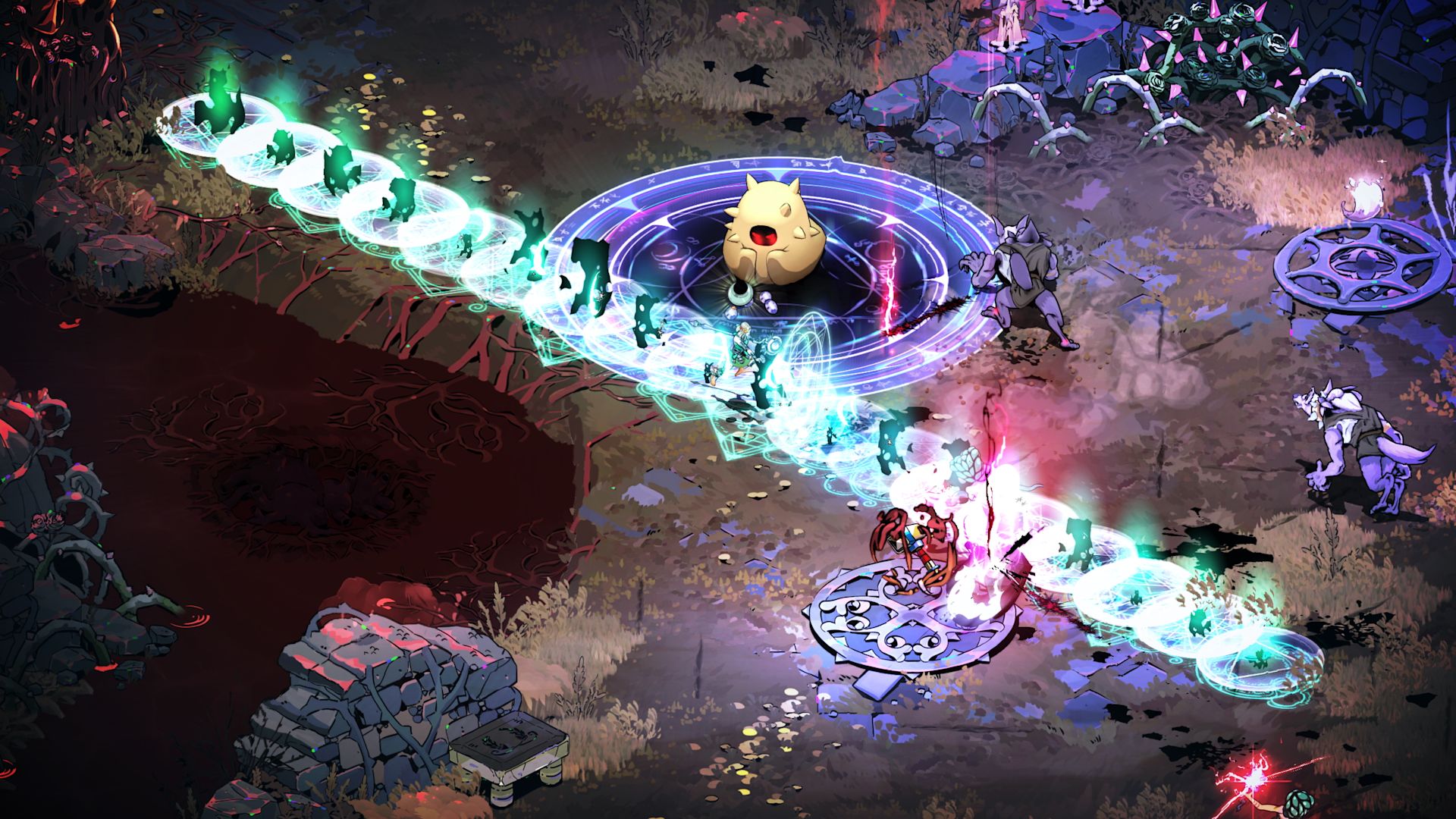 Melino&amp;euml; casts a line of damage in Hades 2