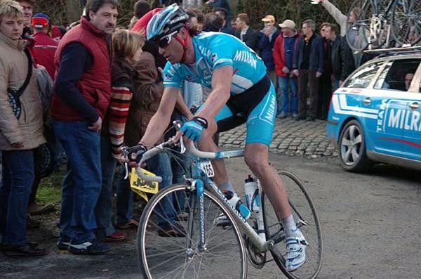 Alessandro Petacchi (Milram) was finished on the Eikenberg