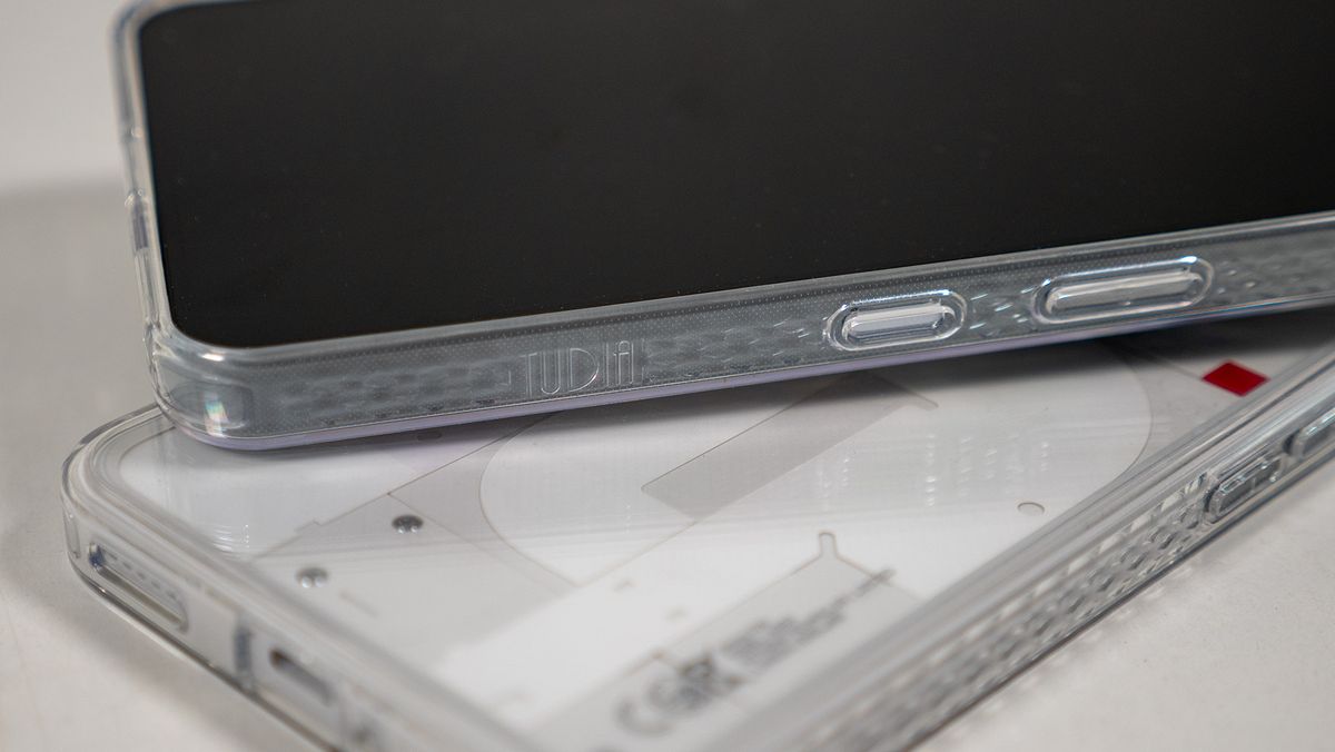 Tudia clear cases for the Nothing Phone 3a and Nothing Phone 3a Pro