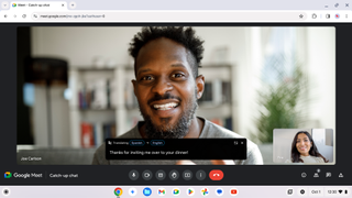 Live Translate on Chromebook Plus