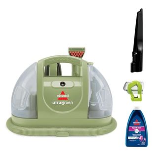 Bissell Little Green Multi-Purpose Portable Carpet and Upholstery Cleaner, Car and Auto Detailer, With Exclusive Specialty Tools, Green, 1400b