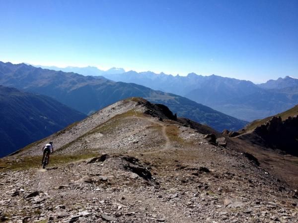 Stunning riding in Switzerland