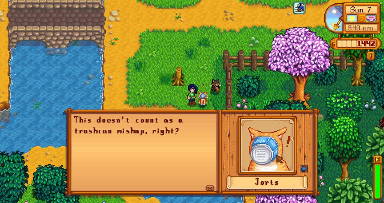 Stardew Valley: Jorts and Jean the Helper Cats mod