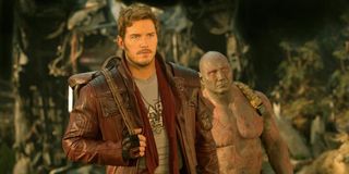 Star-Lord and Drax in Guardians of the Galaxy Vol. 2