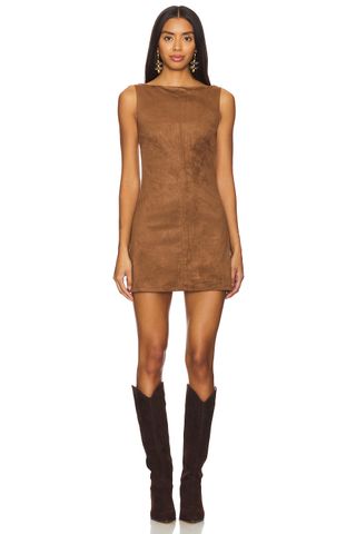 Mimi Faux Suede Dress