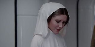 CGI Princess Leia at the end of Rogue One