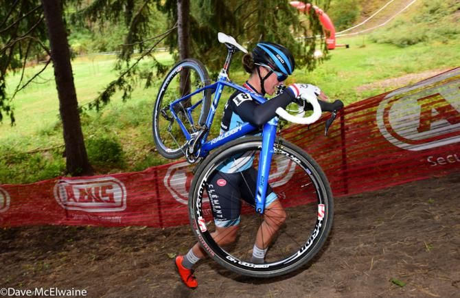 Caroline Mani (Raleigh Clement) was not positioned well on lap one