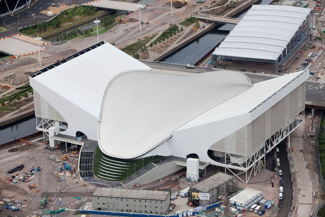 London 2012 Aquatics Centre by Zaha Hadid