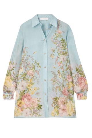 Zimmermann Waverly Printed Silk Shirt