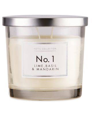 Lime, Basil and Mandarin candle from Aldi