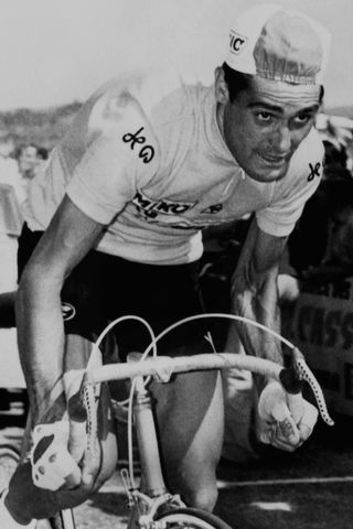 Spains Luis Ocana rides during the 13th stage of the Tour de France cycling race in Albi on July 11 1971 Photo by AFP Photo by AFP via Getty Images