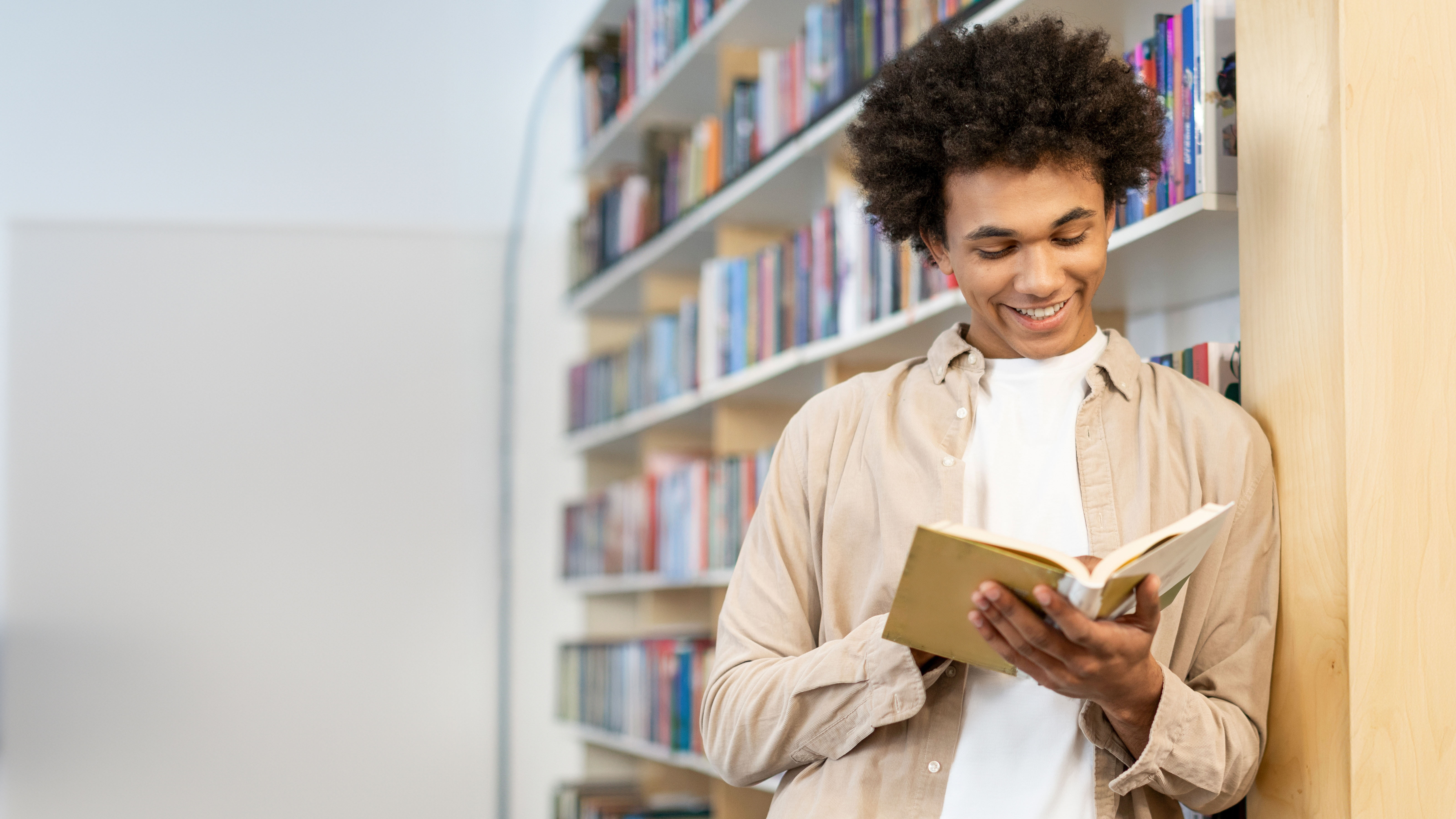 reading books