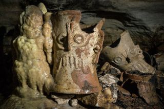 Ancient Mayan Porn - Archaeologists Rediscover Sacred Cave of Mayan Treasures 'Untouched' for  1,000 Years | Live Science