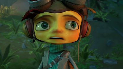 Psychonauts 2 main character gasping