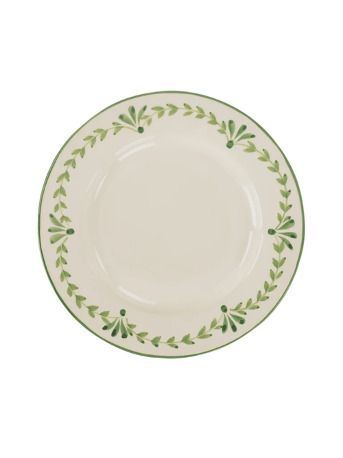 Elouise Dinner Plate, Green - Set of 6
