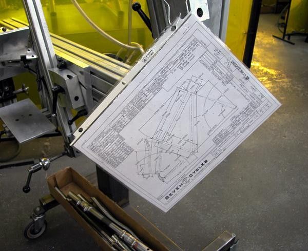 Our actual build sheet