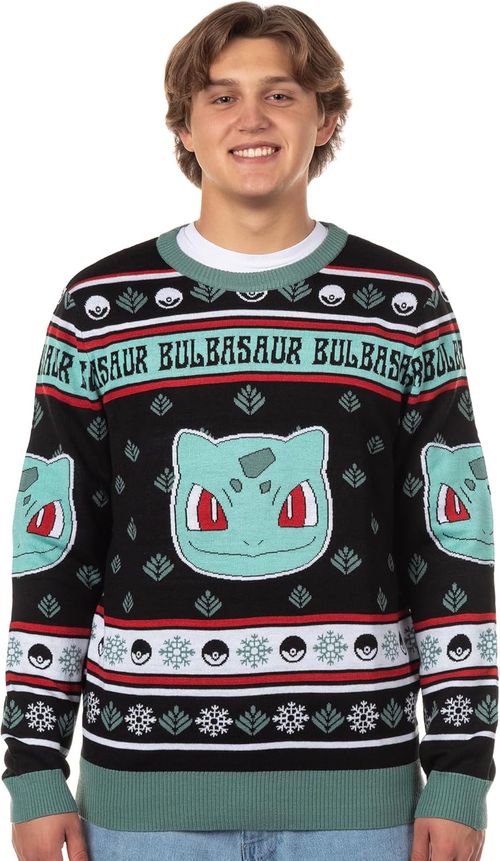 Mad Engine Bulbasaur Christmas Sweater