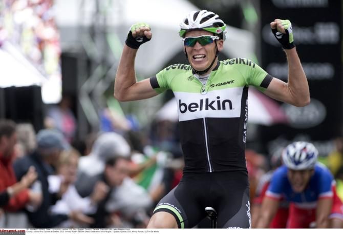 Robert Gesink (Belkin) wins the 2013 GP Quebe