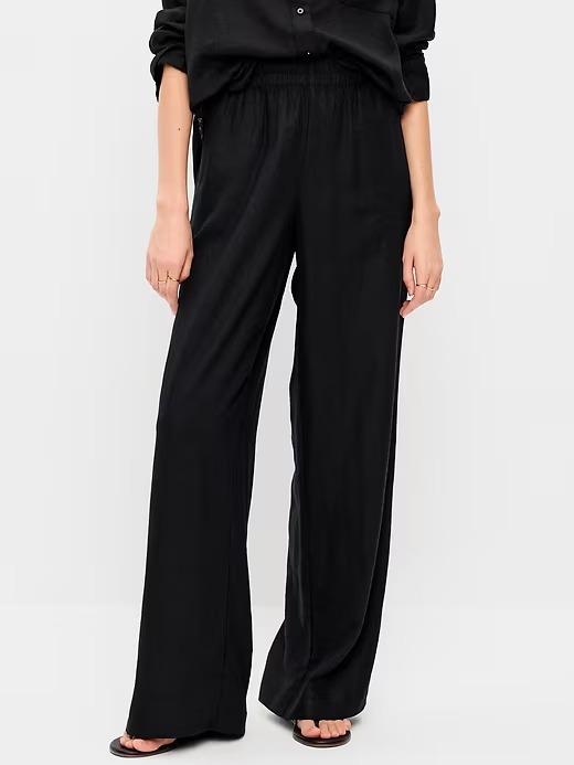 Old Navy, High-Waisted Linen-Blend Super Wide-Leg Pants (Were $40)