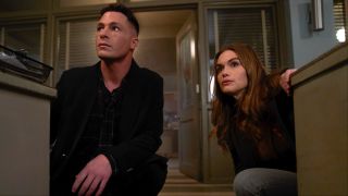 Colton Haynes as Jackson and Holland Roden as Lydia in Teen Wolf: The Movie