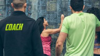 Gym blackboard