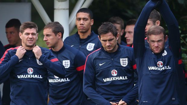 Steven Gerrard, Wayne Rooney and Frank Lampard