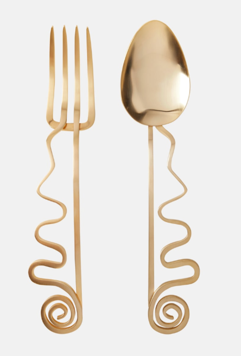 L'Objects, Spiral Stainless Steel Cutlery Set