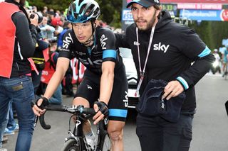 Leopold Konig on stage fifteen of the 2015 Giro d'Italia