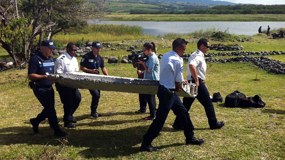 Debris on Reunion Island