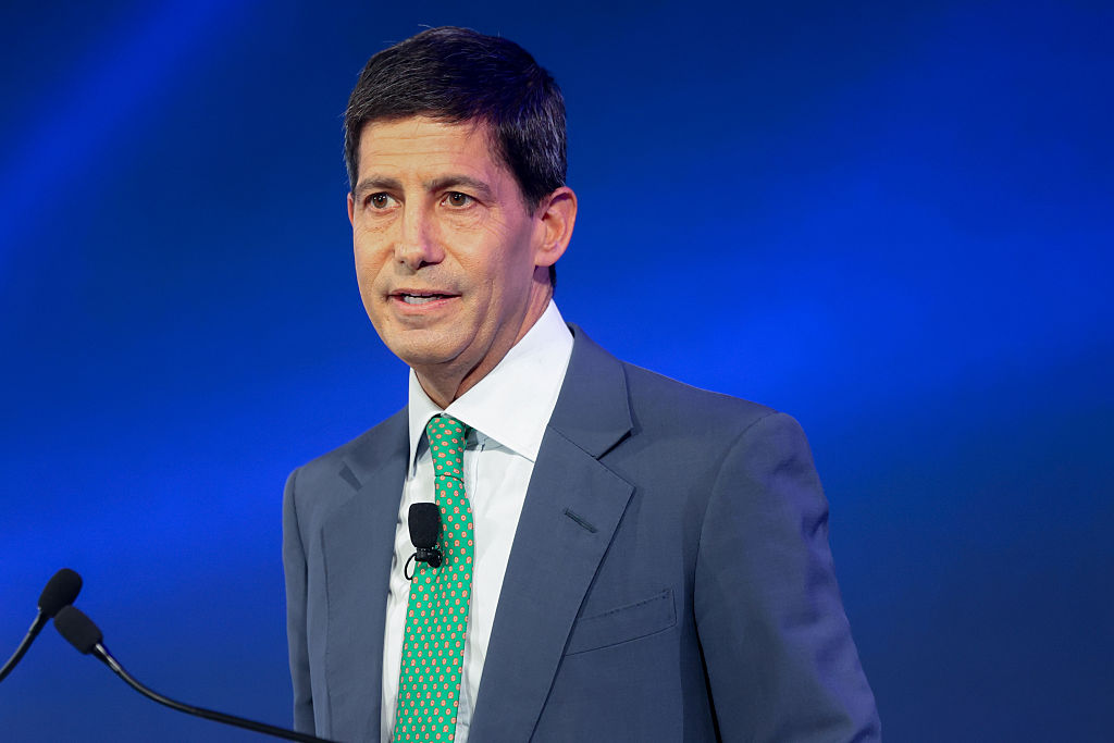 Kevin Warsh, former governor of the US Federal Reserve, during the International Monetary Fund and World Bank Spring meetings in Washington, DC, US, on Friday, April 25, 2025