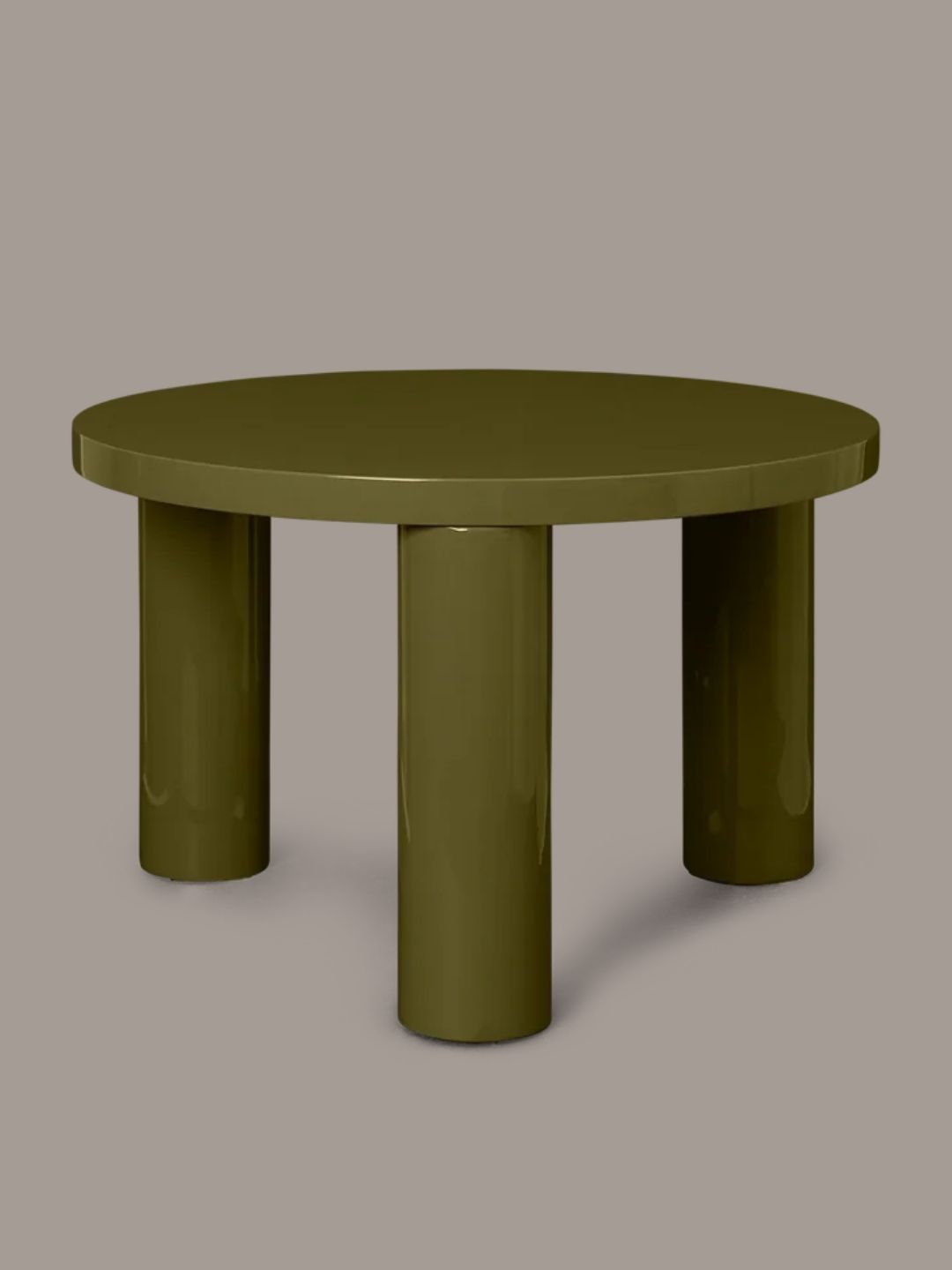 Ferm Living, Small Post Coffee Table in Olive