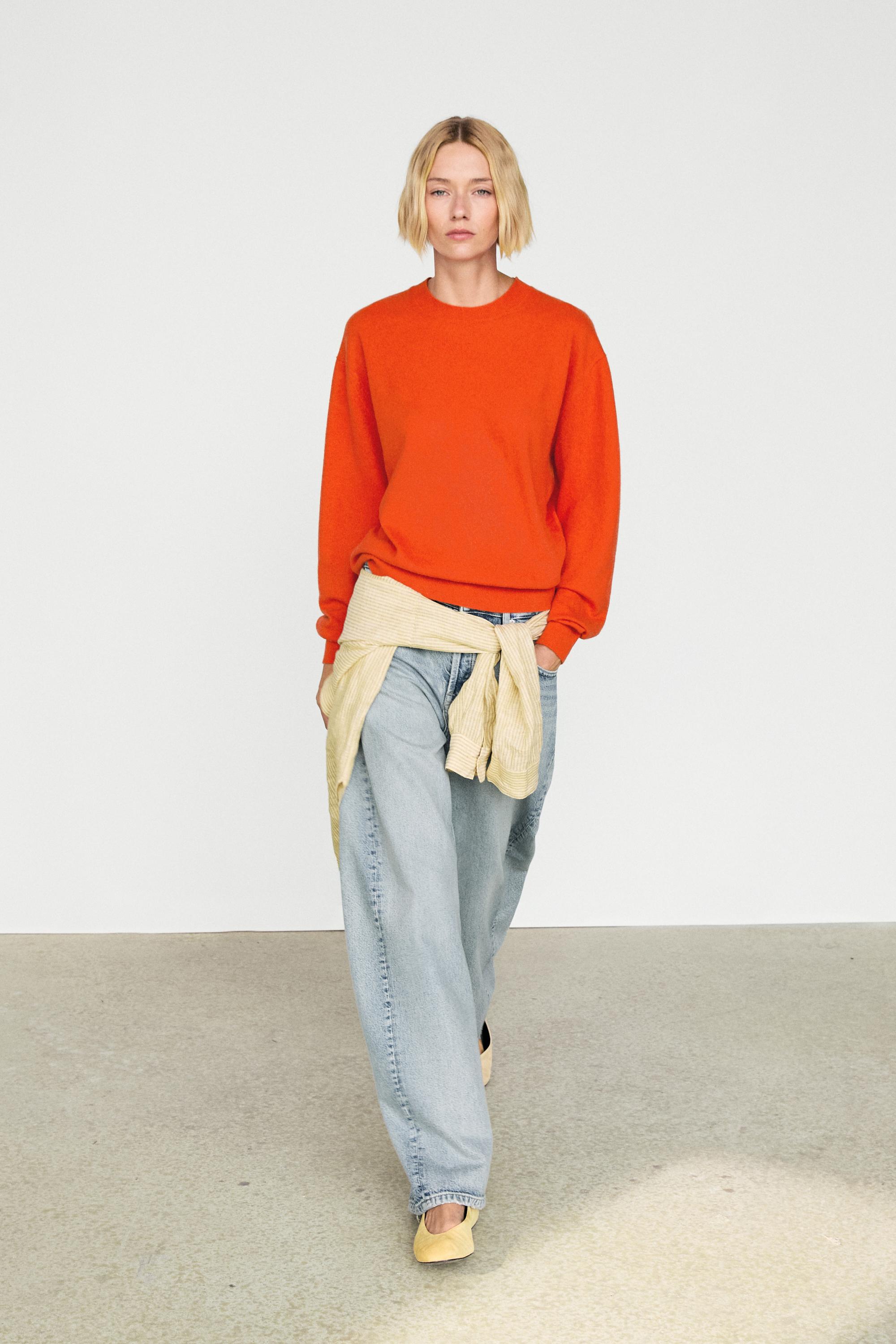 Massimo Dutti, 100% Cashmere Long Sleeve Sweater