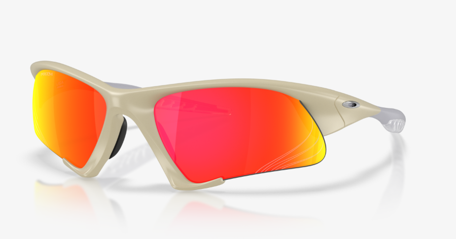 Oakley Suture Jacket glasses with a yellow/pink lens