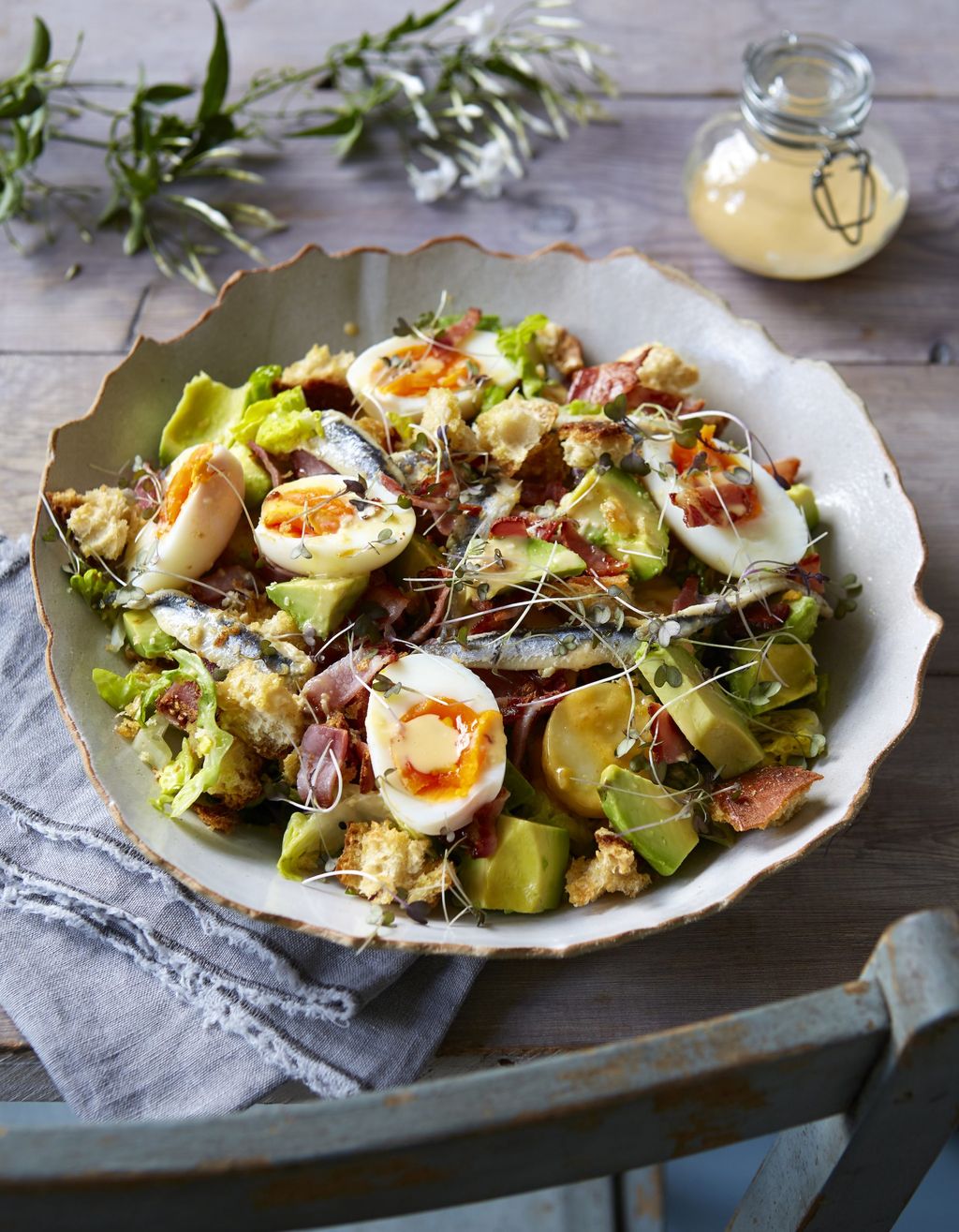 Potato and Egg Salad with Crispy Bacon Dinner Recipes Woman & Home