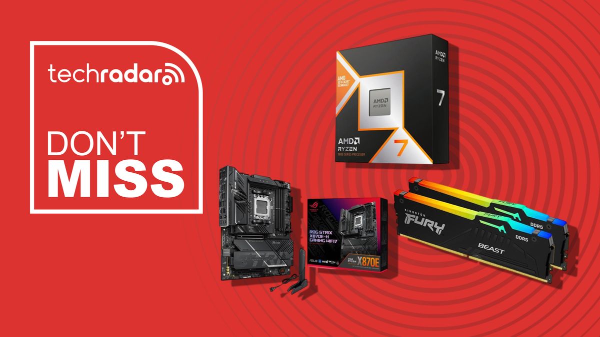This Ryzen 7 9850X3D bundle with a motherboard and 32GB DDR5 saves you $434.99, but I found a better deal for creators and power users with double the RAM