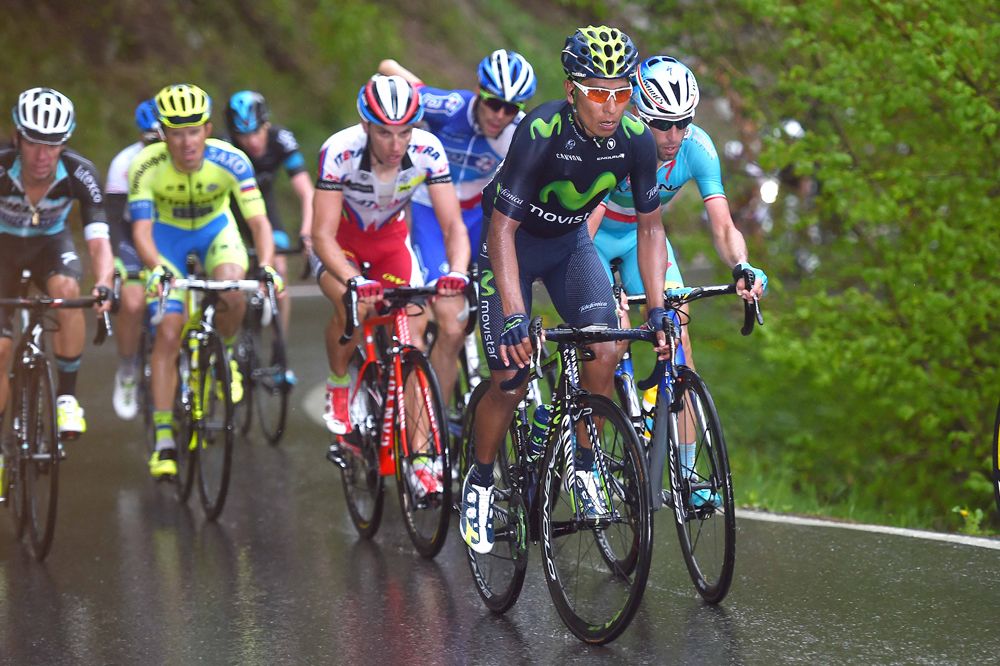 Nairo Quintana (Movistar) leads the main favourites