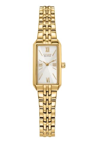 Citizen, Classic Eco-Drive Gold Tone Bracelet Watch