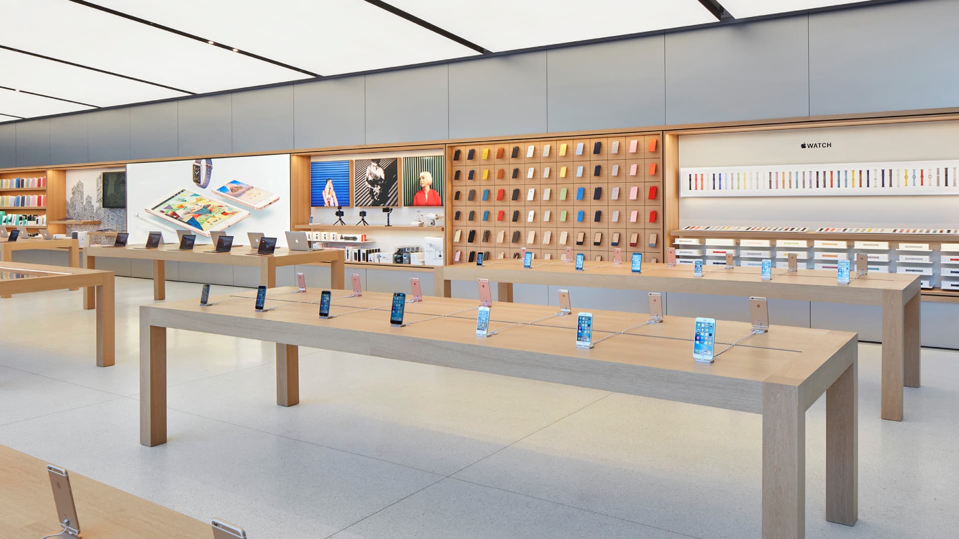 The Apple Store in San Francisco.