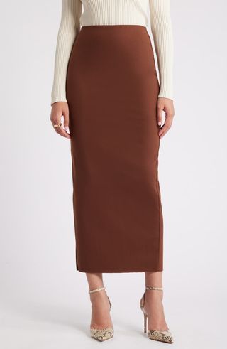 Smooth Edit Maxi Skirt