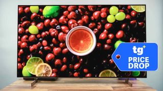 LG B6 OLED TV with deal tag
