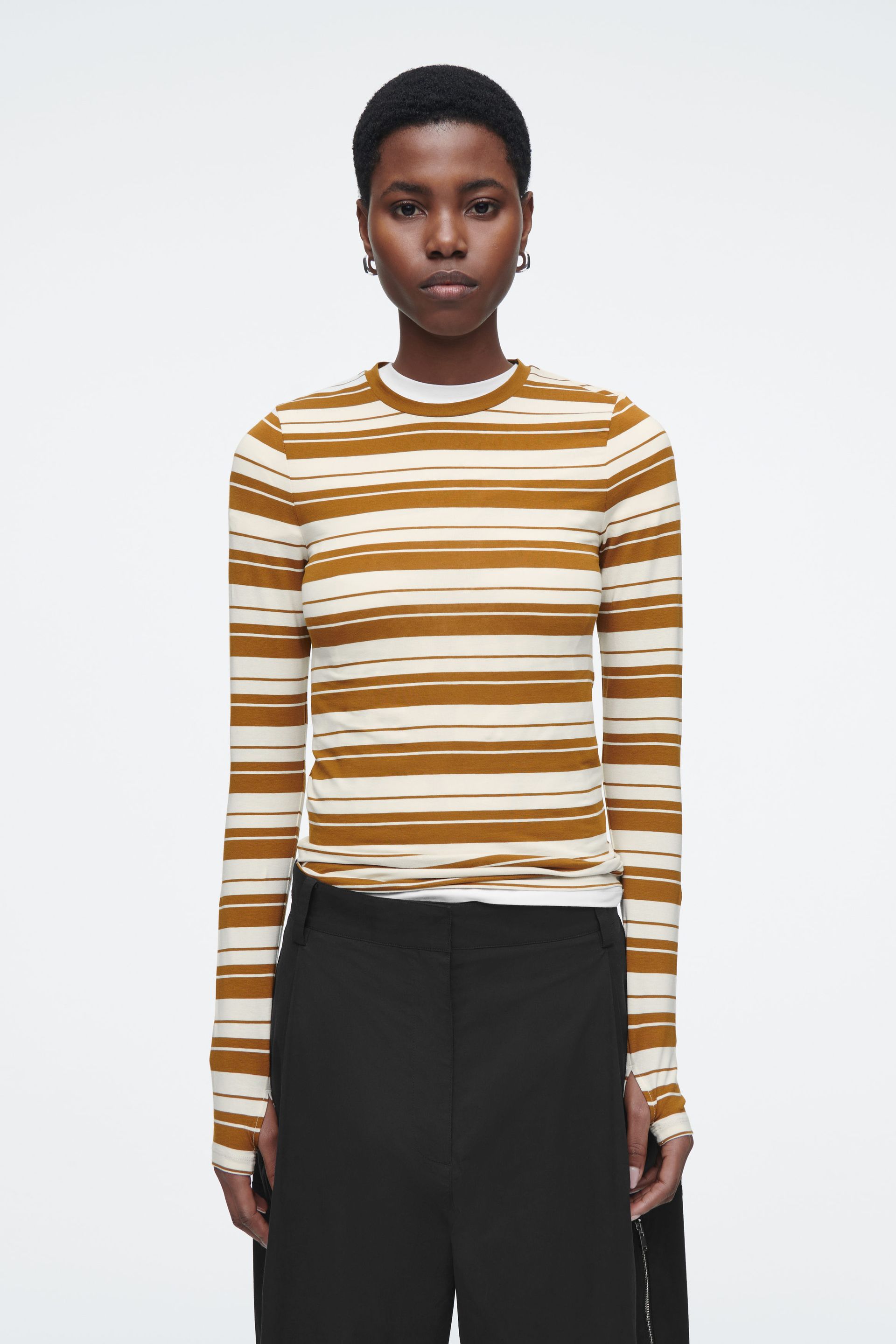 Slim Lightweight Long-Sleeved Top