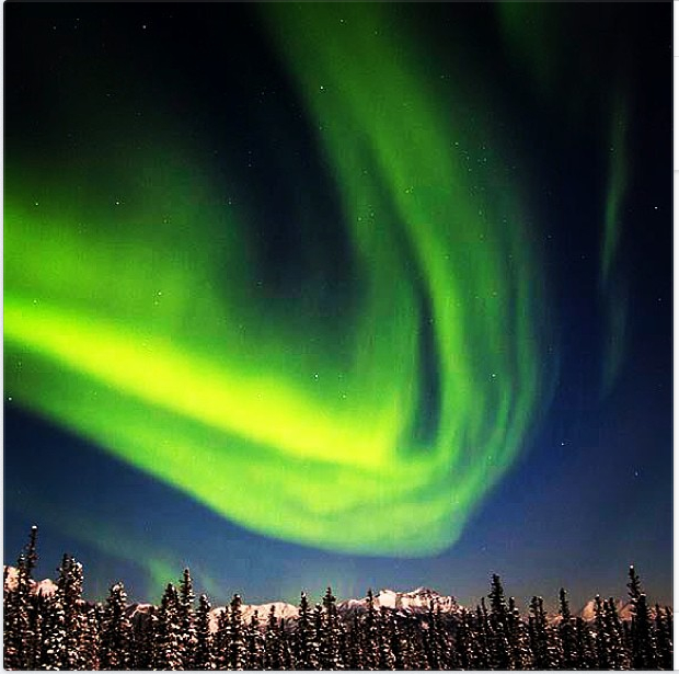 northern lights photos, denali national park
