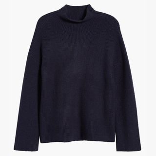 Navy turtle neck jumper from Nordstrom