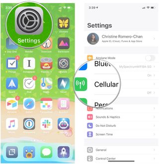 Lock yourself out of your SIM card by Launching Settings, tap Cellular